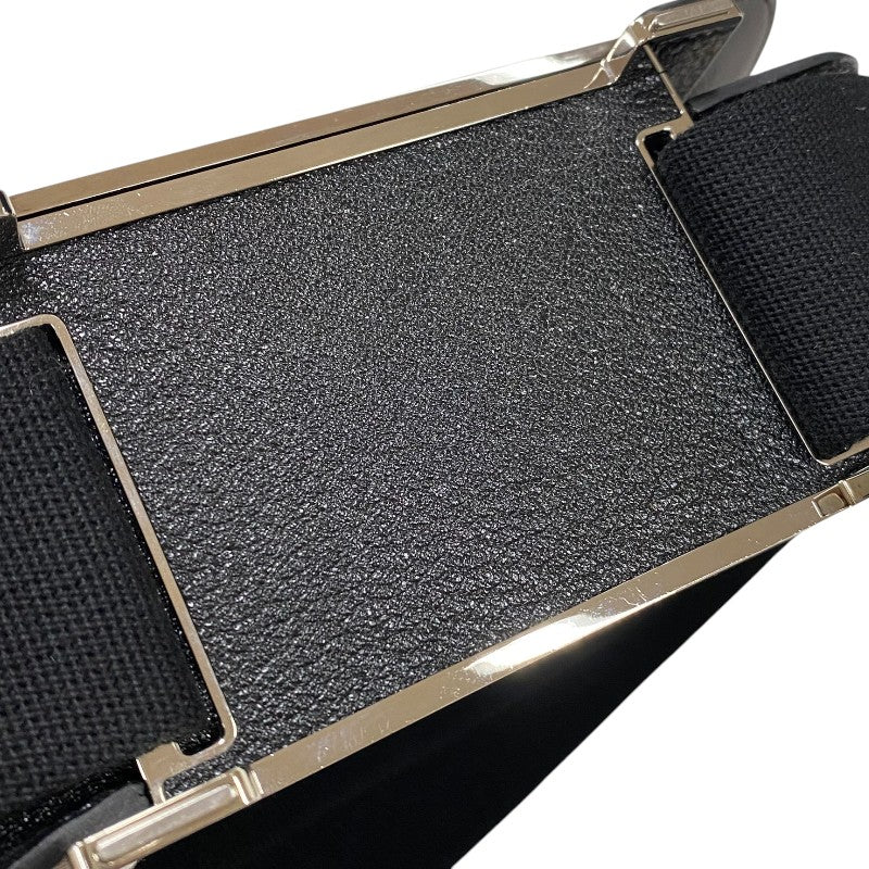 エルメス HERMES ゲタ U刻印 (2022年製) ブラック シルバー金具 シェーブル レディース ショルダーバッグ