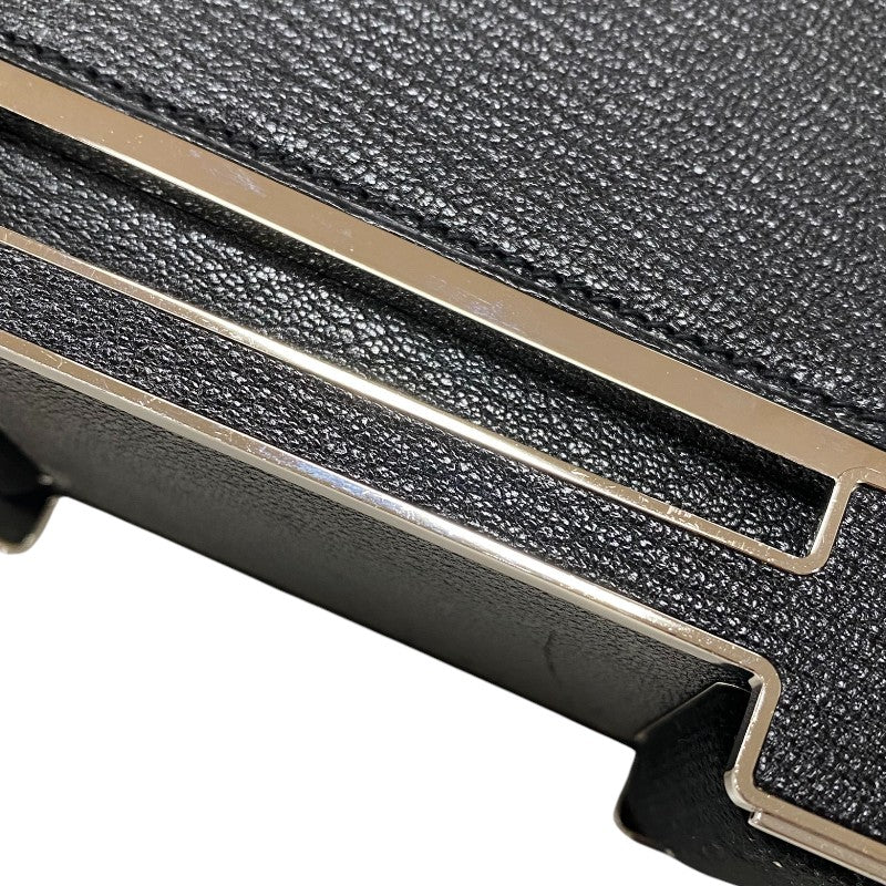 エルメス HERMES ゲタ U刻印 (2022年製) ブラック シルバー金具 シェーブル レディース ショルダーバッグ