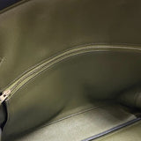 エルメス HERMES バーキン40 パーソナルオーダー Z刻印 ブルーニュイ×カノピ シルバー金具 トゴ レディース ハンドバッグ