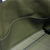 エルメス HERMES バーキン40 パーソナルオーダー Z刻印 ブルーニュイ×カノピ シルバー金具 トゴ レディース ハンドバッグ