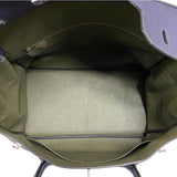 エルメス HERMES バーキン40 パーソナルオーダー Z刻印 ブルーニュイ×カノピ シルバー金具 トゴ レディース ハンドバッグ