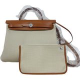 エルメス HERMES エールバッグジップPM ベージュ・ナチュラル トワル・ハンター レディース ショルダーバッグ