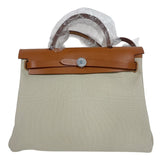 エルメス HERMES エールバッグジップPM ベージュ・ナチュラル トワル・ハンター レディース ショルダーバッグ