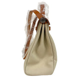 エルメス HERMES エールバッグジップPM ベージュ・ナチュラル トワル・ハンター レディース ショルダーバッグ