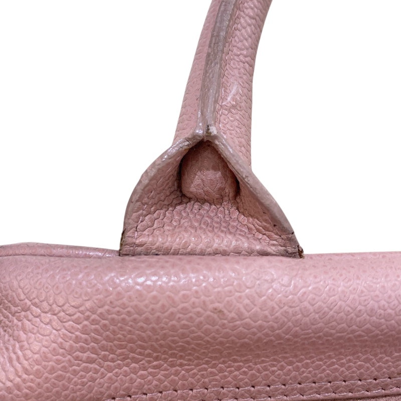 シャネル CHANEL ココマークボストンバッグ A20996 ピンク キャビア