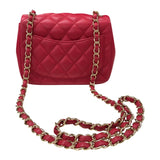 シャネル CHANEL ミニマトラッセ18 A35200 21番台 ピンク ゴールド金具 ラムスキン レディース ショルダーバッグ