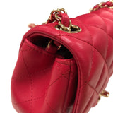 シャネル CHANEL ミニマトラッセ18 A35200 21番台 ピンク ゴールド金具 ラムスキン レディース ショルダーバッグ