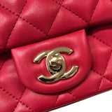 シャネル CHANEL ミニマトラッセ18 A35200 21番台 ピンク ゴールド金具 ラムスキン レディース ショルダーバッグ