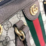 グッチ GUCCI オフィディアスモールトートバッグ 547551 ブラウン　ゴールド金具 GGスプリーム レディース ショルダーバッグ