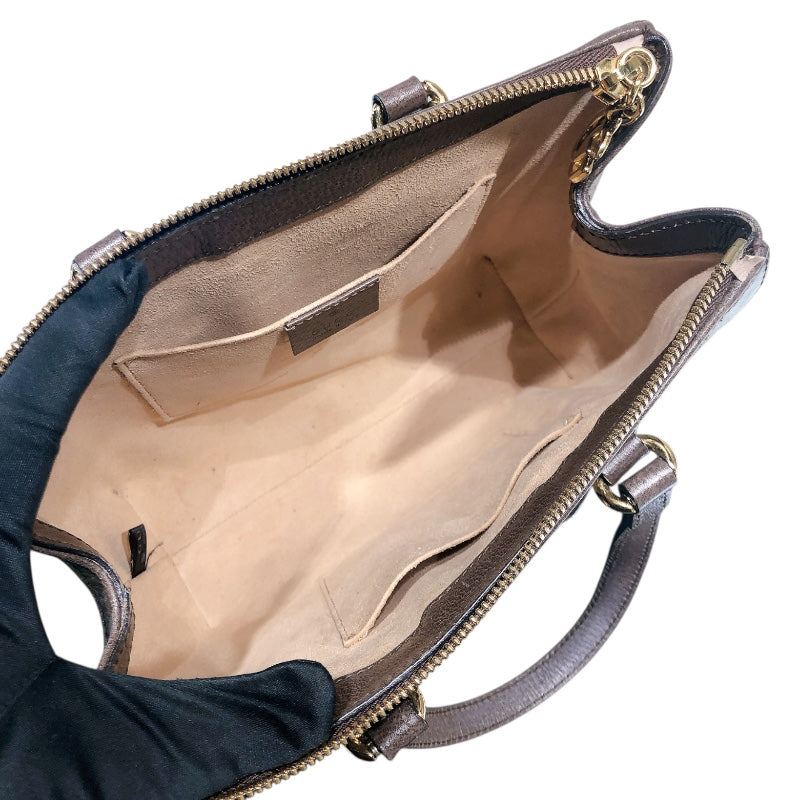 グッチ GUCCI オフィディアスモールトートバッグ 547551 ブラウン　ゴールド金具 GGスプリーム レディース ショルダーバッグ