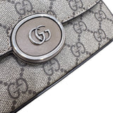 グッチ GUCCI ダブルG　プチチェーンバッグ 760194 ベージュ PVC レザー レディース ショルダーバッグ