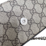 グッチ GUCCI ダブルG　プチチェーンバッグ 760194 ベージュ PVC レザー レディース ショルダーバッグ