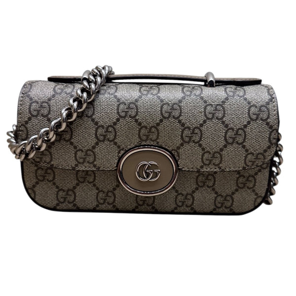 グッチ GUCCI ダブルG　プチチェーンバッグ 760194 ベージュ PVC レザー レディース ショルダーバッグ 2300044674631_6_600x600_crop_c