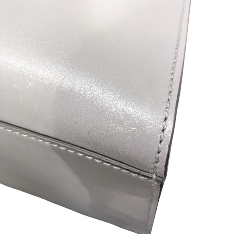 グッチ GUCCI バンブーハンドルハンドバッグ 453764 グレー レザー レディース ハンドバッグ