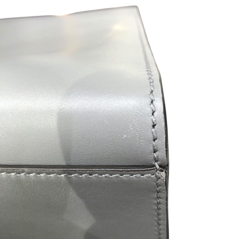 グッチ GUCCI バンブーハンドルハンドバッグ 453764 グレー レザー レディース ハンドバッグ