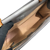 グッチ GUCCI バンブーハンドルハンドバッグ 453764 グレー レザー レディース ハンドバッグ