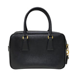 プラダ PRADA サフィアーノ ハンドバッグ 1BB113 ブラック ゴールド金具 レディース ハンドバッグ ショルダーバッグ