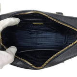 プラダ PRADA サフィアーノ ハンドバッグ 1BB113 ブラック ゴールド金具 レディース ハンドバッグ ショルダーバッグ