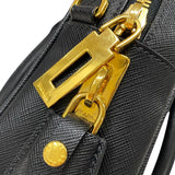 プラダ PRADA サフィアーノ ハンドバッグ 1BB113 ブラック ゴールド金具 レディース ハンドバッグ ショルダーバッグ
