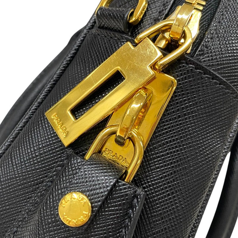プラダ PRADA サフィアーノ ハンドバッグ 1BB113 ブラック ゴールド金具 レディース ハンドバッグ ショルダーバッグ