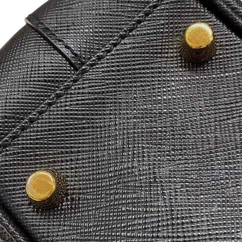 プラダ PRADA サフィアーノ ハンドバッグ 1BB113 ブラック ゴールド金具 レディース ハンドバッグ ショルダーバッグ