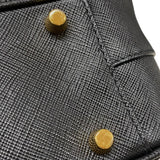 プラダ PRADA サフィアーノ ハンドバッグ 1BB113 ブラック ゴールド金具 レディース ハンドバッグ ショルダーバッグ