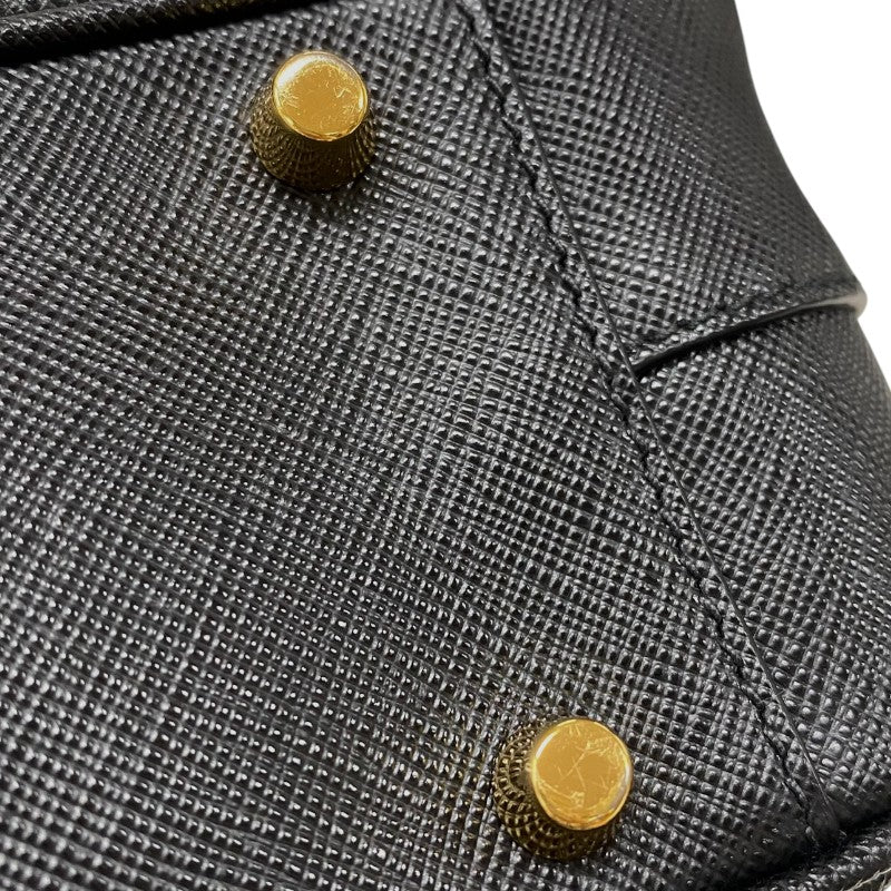 プラダ PRADA サフィアーノ ハンドバッグ 1BB113 ブラック ゴールド金具 レディース ハンドバッグ ショルダーバッグ