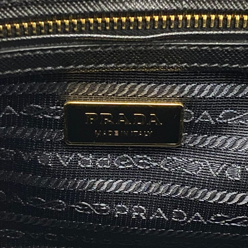 プラダ PRADA サフィアーノ ハンドバッグ 1BB113 ブラック ゴールド金具 レディース ハンドバッグ ショルダーバッグ