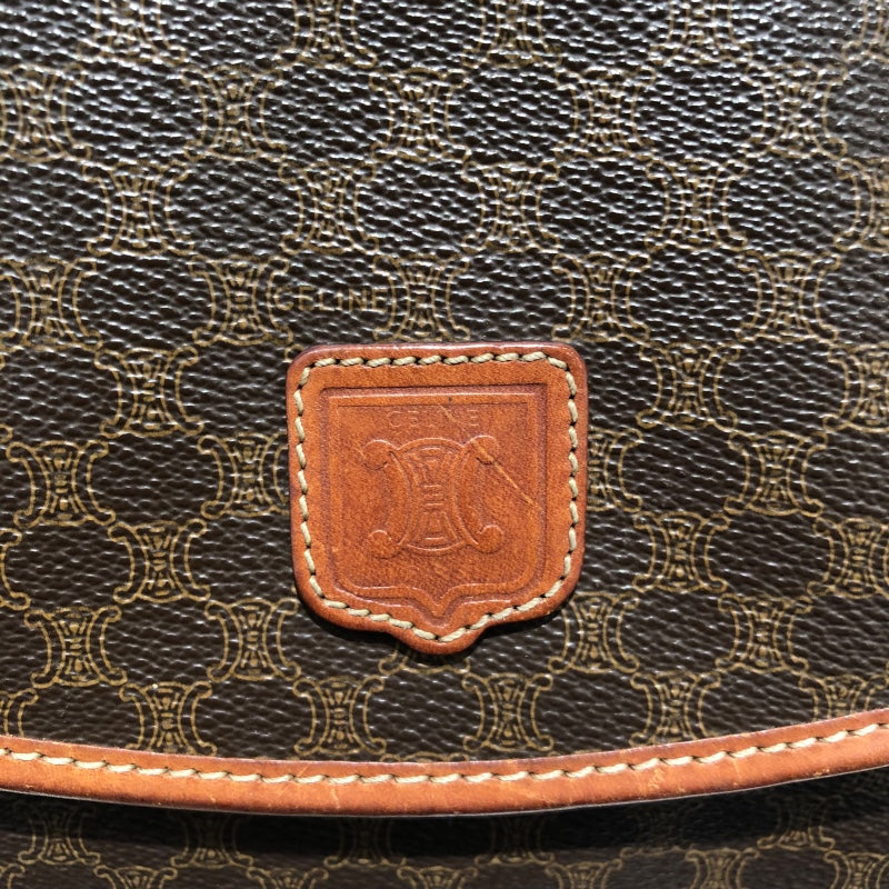 セリーヌ CELINE ﾏﾀﾞﾑｼｮﾙﾀﾞｰﾊﾞｯｸﾞ ブラウン PVC レディース ショルダーバッグ