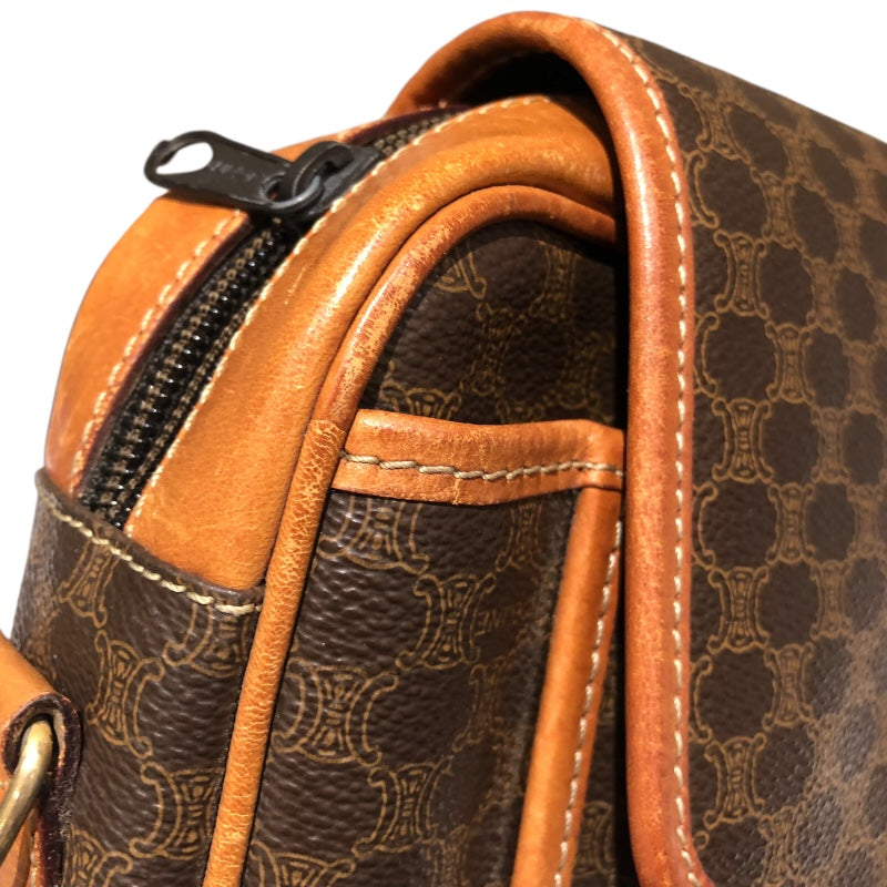 セリーヌ CELINE ﾏﾀﾞﾑｼｮﾙﾀﾞｰﾊﾞｯｸﾞ ブラウン PVC レディース ショルダーバッグ