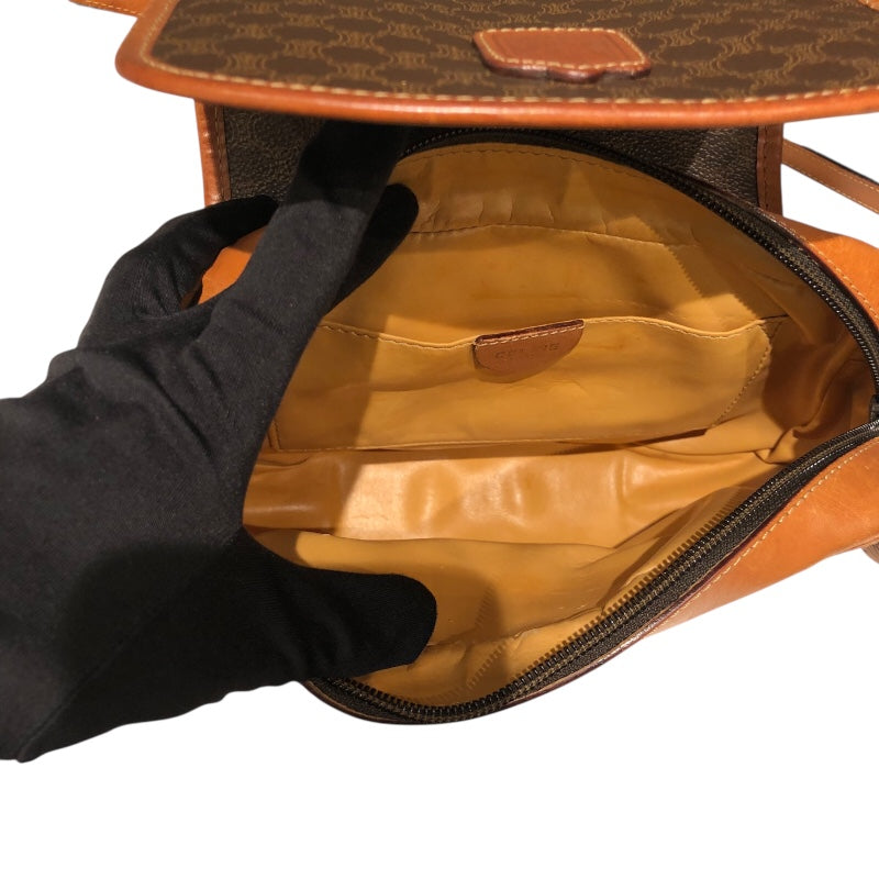 セリーヌ CELINE ﾏﾀﾞﾑｼｮﾙﾀﾞｰﾊﾞｯｸﾞ ブラウン PVC レディース ショルダーバッグ