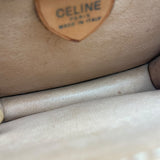 セリーヌ CELINE マカダム柄 トップハンドルバッグ ブラウン PVC レディース ハンドバッグ