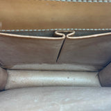 セリーヌ CELINE マカダム柄 トップハンドルバッグ ブラウン PVC レディース ハンドバッグ