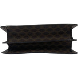 セリーヌ CELINE マカダム柄 トップハンドルバッグ ブラウン PVC レディース ハンドバッグ