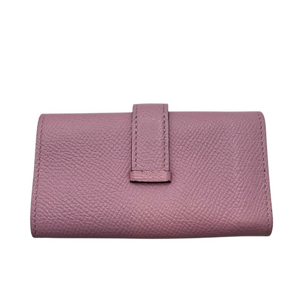 エルメス HERMES ベアン4連キーケース U刻 モーヴシルベストル×SV金具 エプソン レディース キーケース