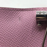 エルメス HERMES ベアン4連キーケース U刻 モーヴシルベストル×SV金具 エプソン レディース キーケース