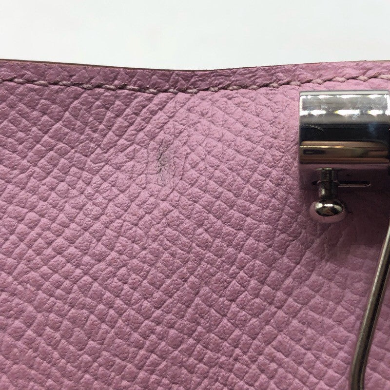 エルメス HERMES ベアン4連キーケース U刻 モーヴシルベストル×SV金具 エプソン レディース キーケース