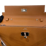 エルメス HERMES ケリートゥーゴー K刻印 ゴールド SV金具 エプソン レディース ショルダーバッグ