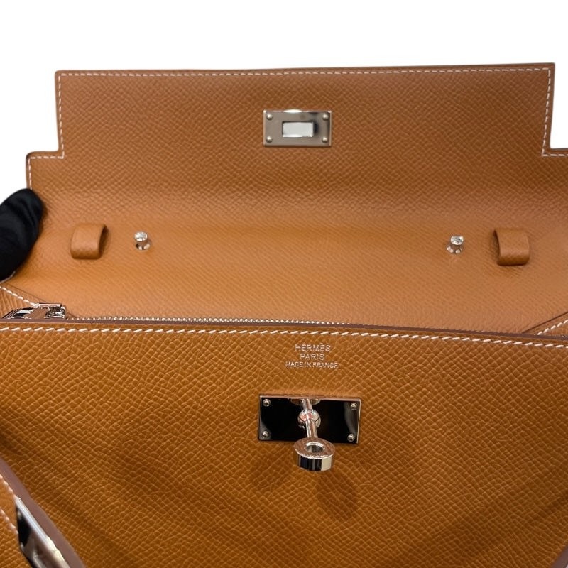 エルメス HERMES ケリートゥーゴー K刻印 ゴールド SV金具 エプソン レディース ショルダーバッグ