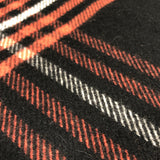 エルメス HERMES カシミヤ マフラー ブラック×レッド カシミヤ メンズ マフラー