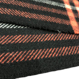 エルメス HERMES カシミヤ マフラー ブラック×レッド カシミヤ メンズ マフラー