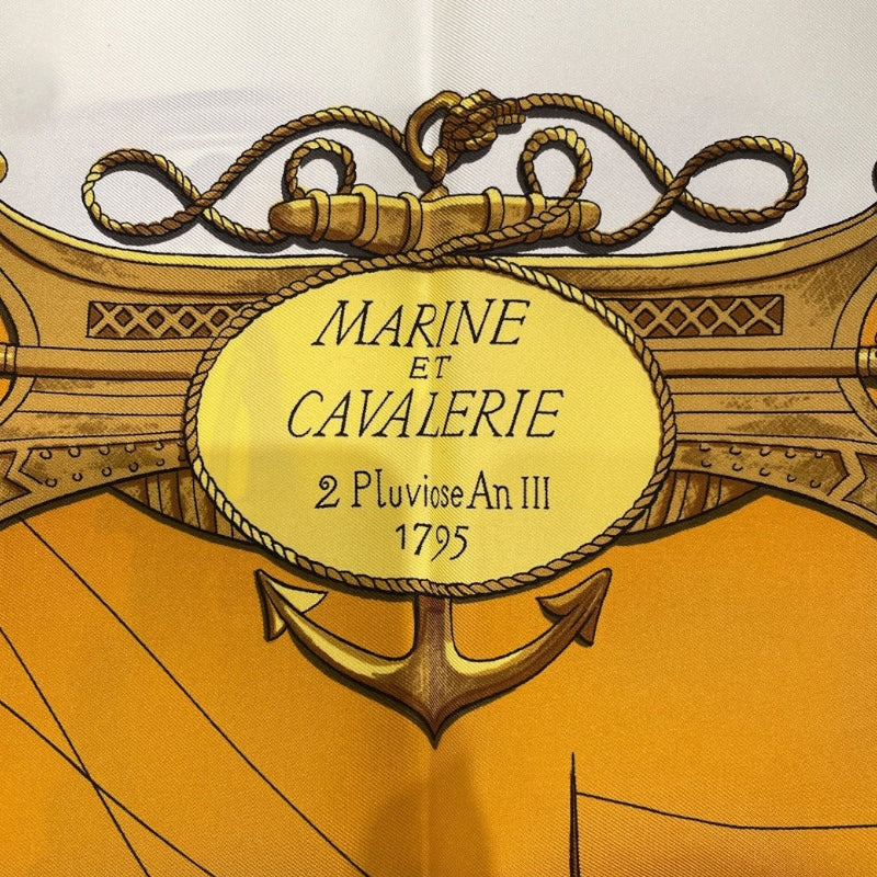 エルメス HERMES カレ90 　Marine et Cavalerie マルチカラー レディース スカーフ