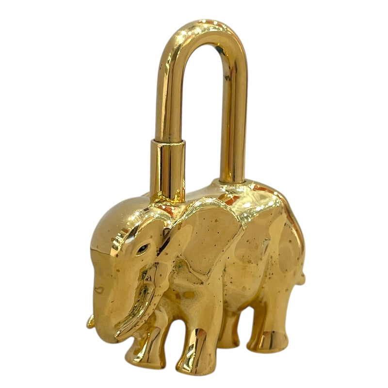 エルメス HERMES エレファントカデナ ゴールド メタル ユニセックス カデナ