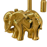 エルメス HERMES エレファントカデナ ゴールド メタル ユニセックス カデナ