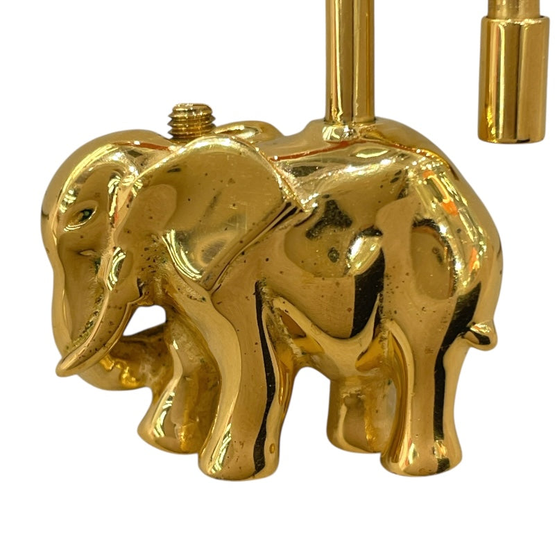 エルメス HERMES エレファントカデナ ゴールド メタル ユニセックス カデナ