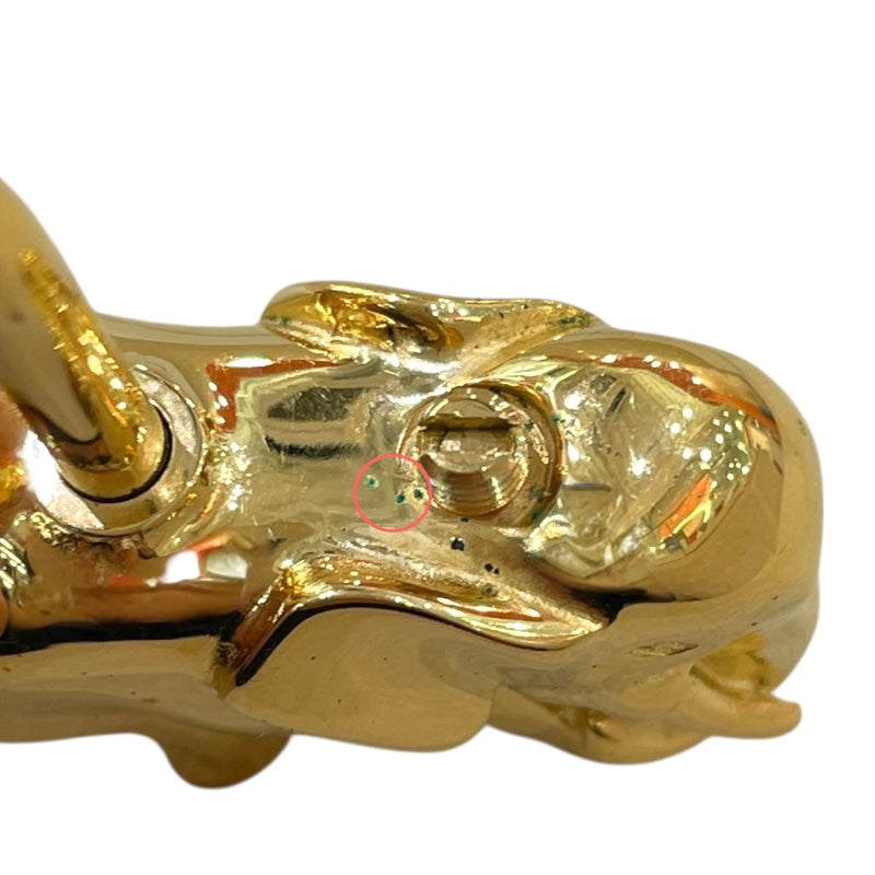 エルメス HERMES エレファントカデナ ゴールド メタル ユニセックス カデナ