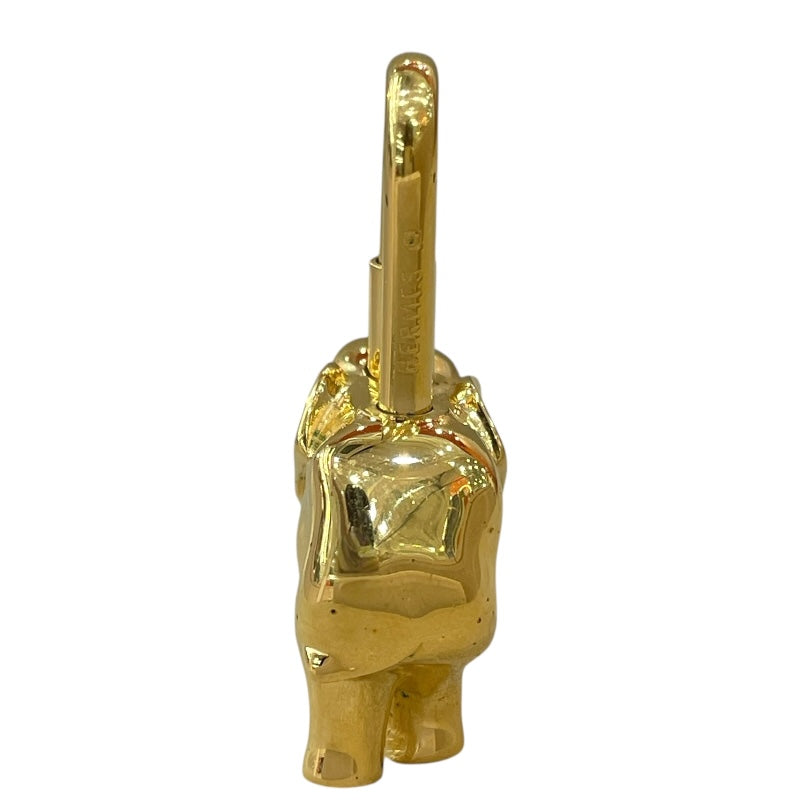 エルメス HERMES エレファントカデナ ゴールド メタル ユニセックス カデナ