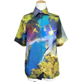 ロエベ LOEWE xハウルの動く城 星の子半袖シャツ SB44Y05X01 マルチカラー レーヨン レディース 半袖シャツ