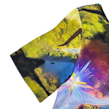 ロエベ LOEWE xハウルの動く城 星の子半袖シャツ SB44Y05X01 マルチカラー レーヨン レディース 半袖シャツ