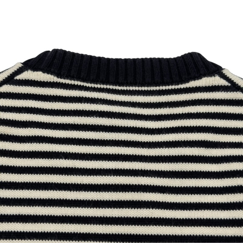 グッチ GUCCI GGジャガードボーダーニットセーター 496458 ブラック